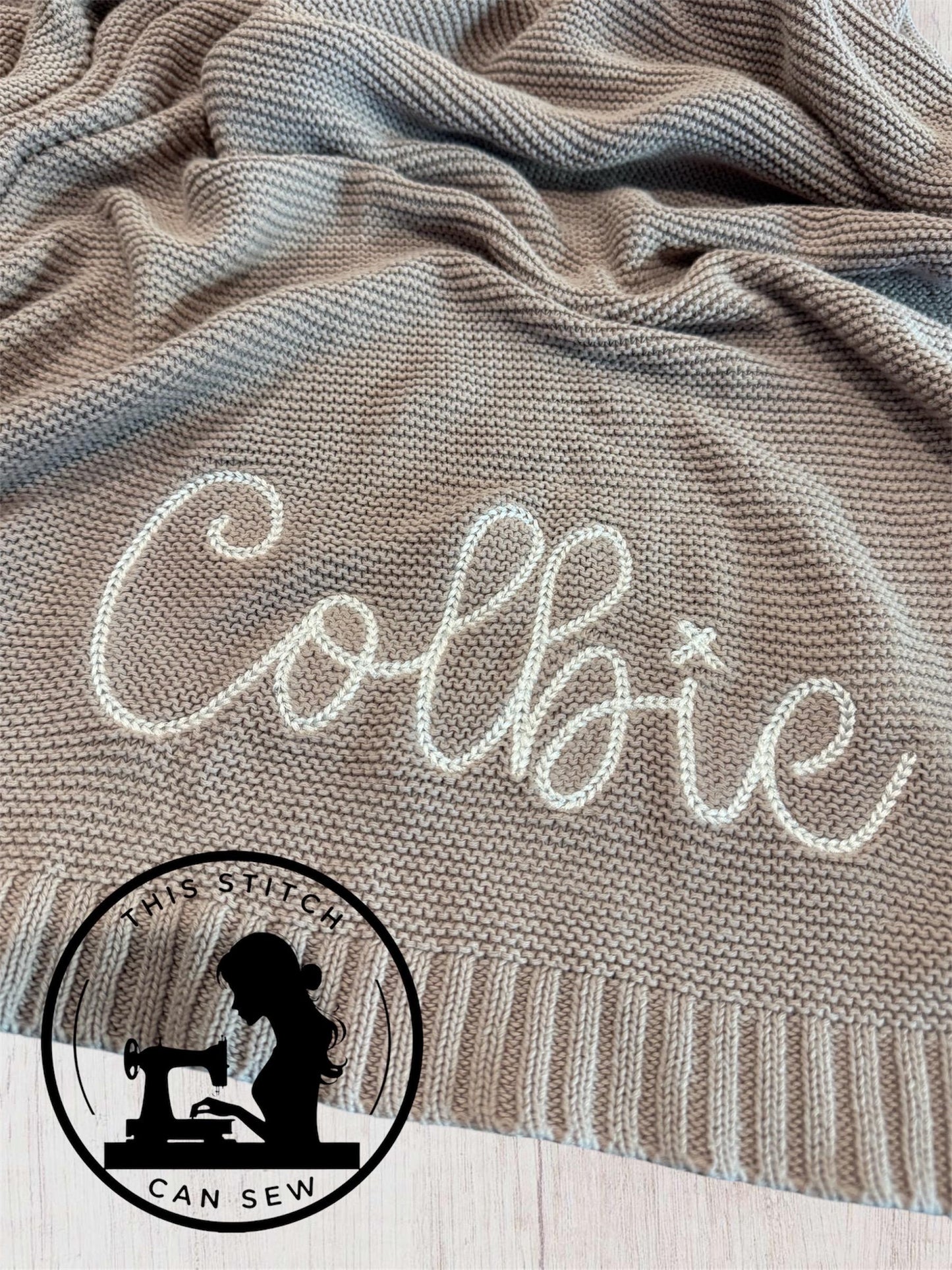 Personalized Baby Swaddle Blanket