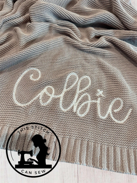 Personalized Baby Swaddle Blanket