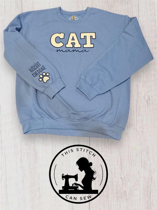 Pet Parent Glitter Applique Sweatshirt