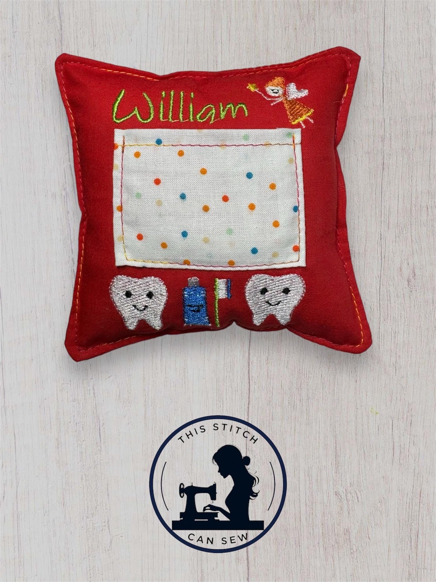 Personalized Tooth Fairy Pillow